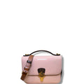 Louis Vuitton Patent Calfskin Monogram Cherrywood Top Handle Bag Rose Ballerine BB