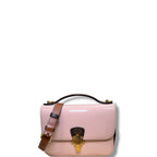 Louis Vuitton Patent Calfskin Monogram Cherrywood Top Handle Bag Rose Ballerine BB