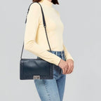 Chanel Reverso Boy Flap Bag Ocean Blue Medium