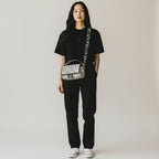 Fendi X Joshua Vides Nappa Zucca FF Leather Baguette Bag White NM