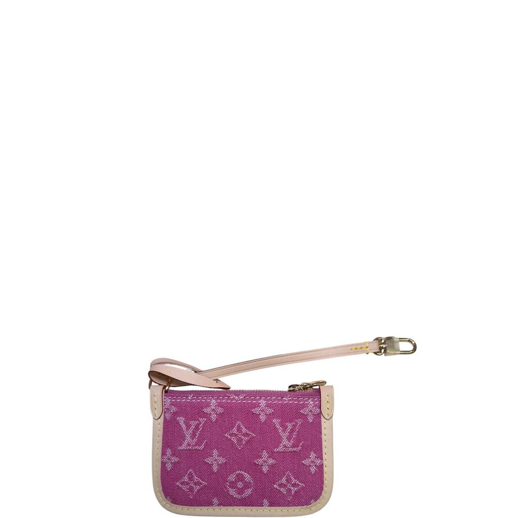 Louis Vuitton All In BB Denim Tote Handbag Pink
