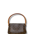 Louis Vuitton Looping Canvas Shoulder Bag Monogram Mini