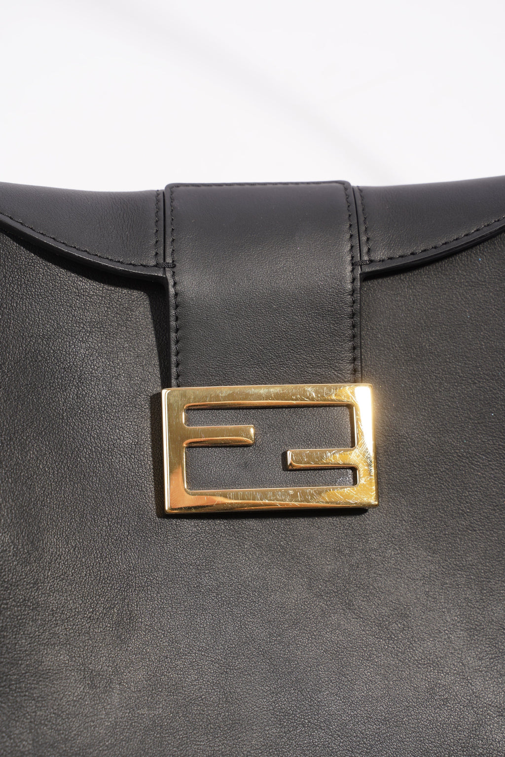 Fendi Croissant Bag Black / Brown Leather