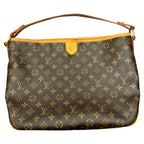 Handbag Luxury Designer By Louis Vuitton In Brown, Size:Large