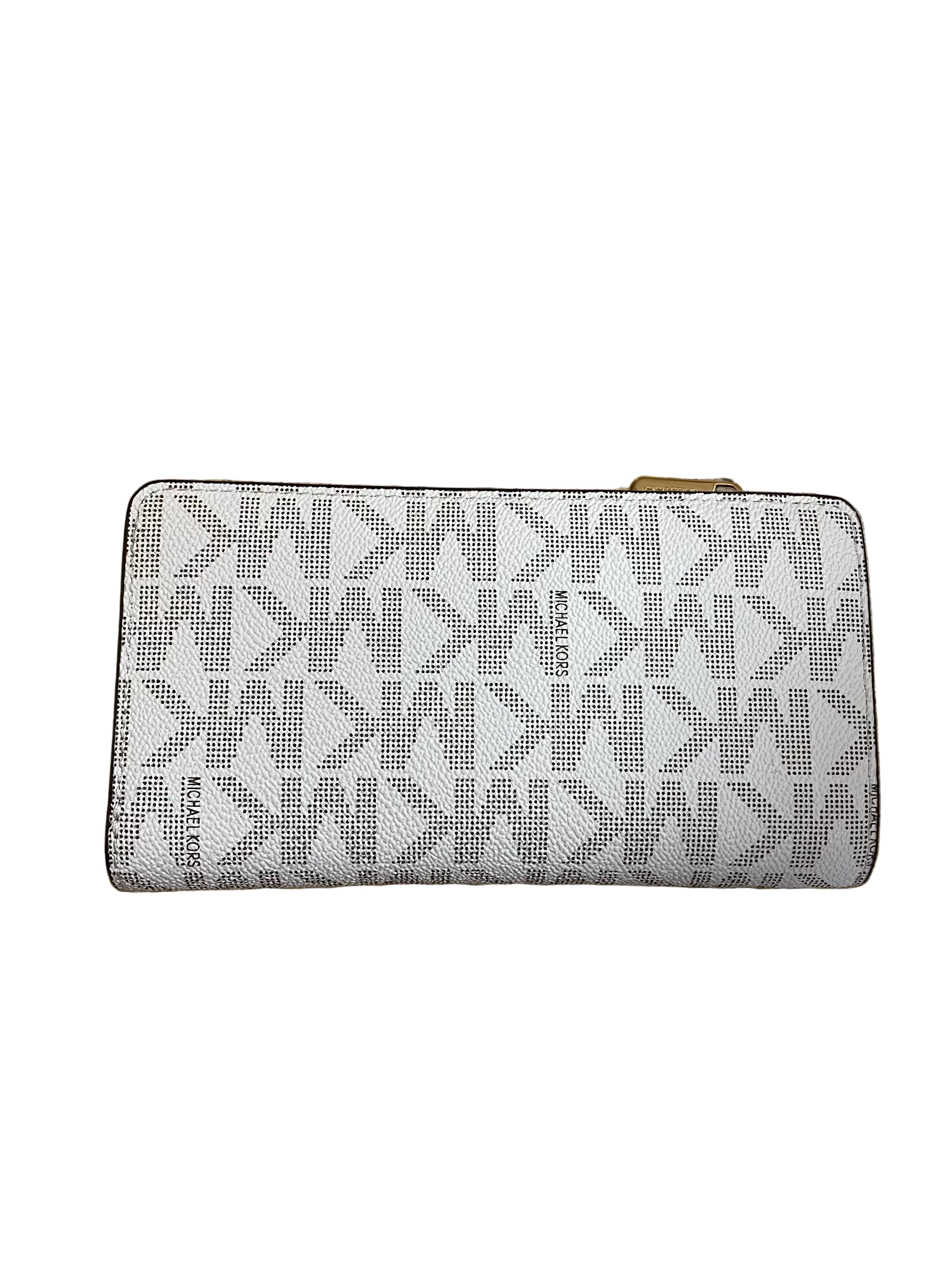 Wallet Designer By Michael Kors In Cream, Size:Medium