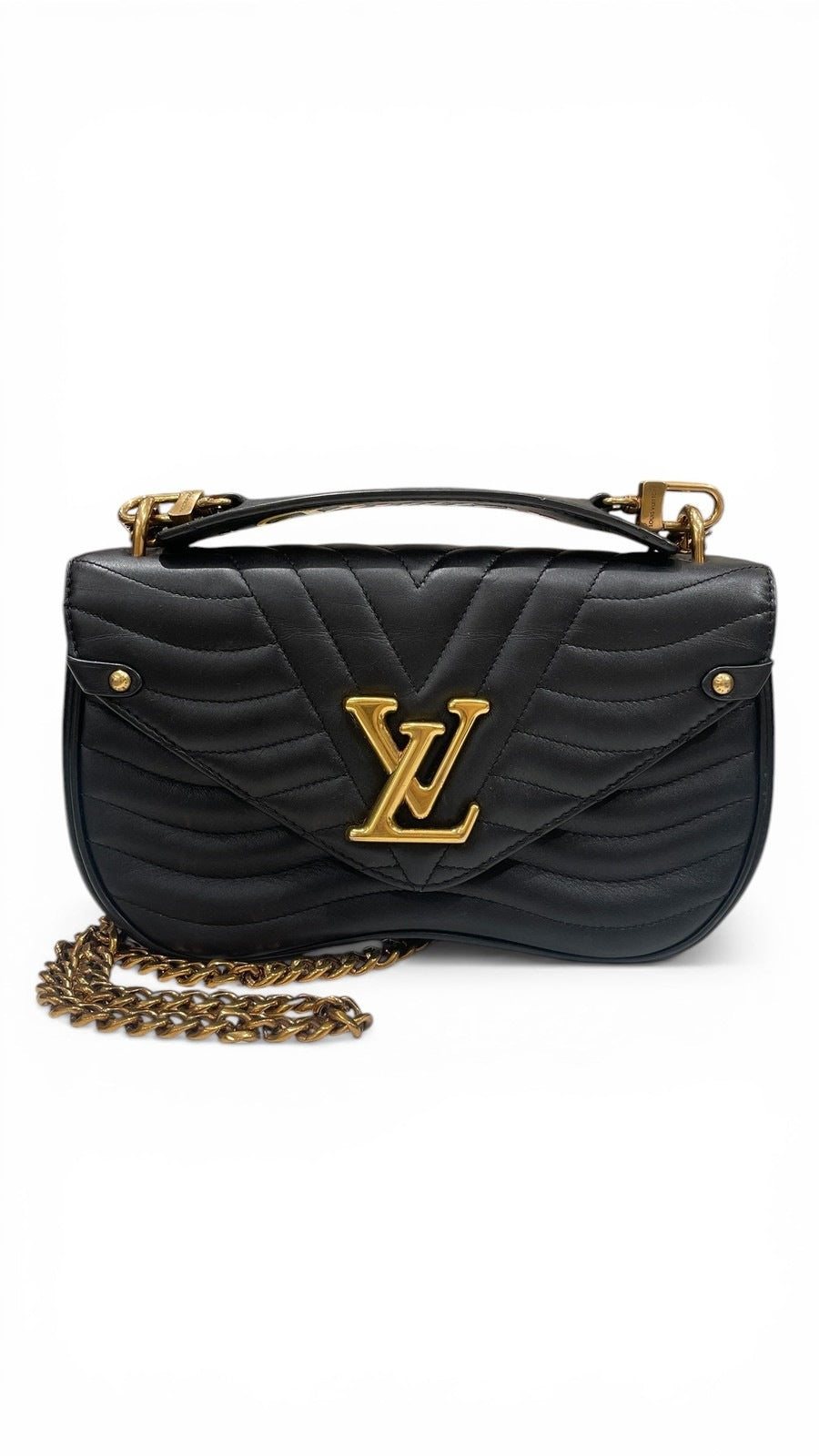 Louis Vuitton New Wave PM Quilted Calfskin Chain Bag