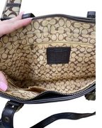 Handbag Designer By Coach In Brown, Size:Large