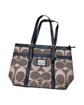 Handbag Designer By Coach In Brown, Size:Large