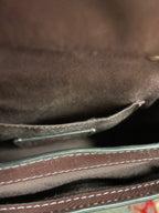 Crossbody Designer By Coach In Maroon, Size:Small