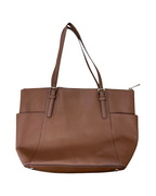 Handbag Designer By Michael Kors In Brown, Size:Large