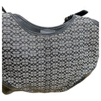 Handbag Designer By Coach In Black & Grey, Size:Medium