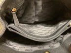 Crossbody Designer By Michael Kors In Black & Gold, Size:Medium