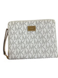 Laptop Bag Designer By Michael Kors In Cream, Size:Medium