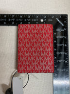 Wallet Designer By Michael Kors In Red, Size:Medium