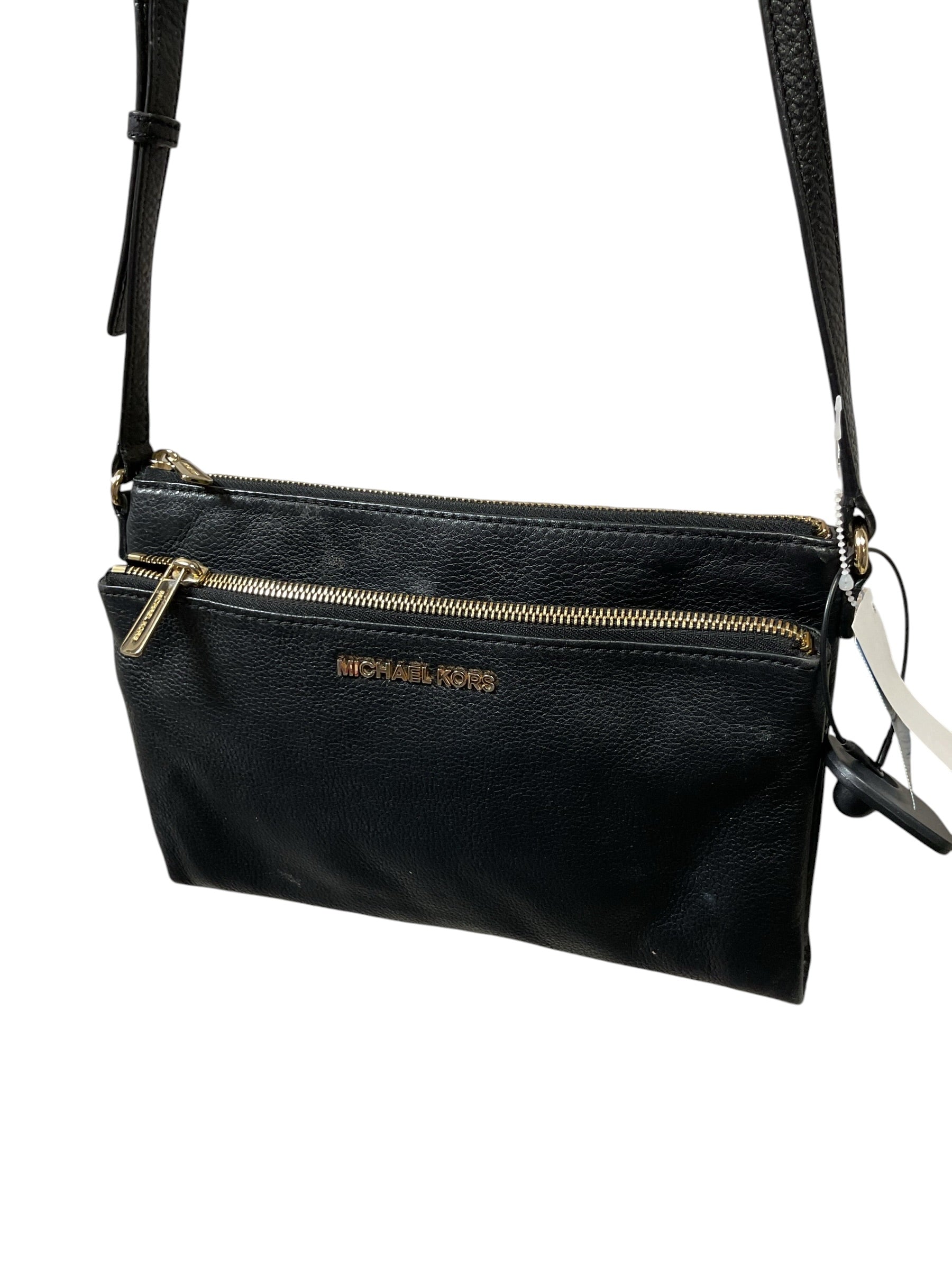 Crossbody Designer By Michael Kors In Black, Size:Medium