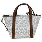 Crossbody Designer By Michael Kors In Cream, Size:Medium
