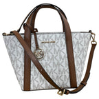 Crossbody Designer By Michael Kors In Cream, Size:Medium