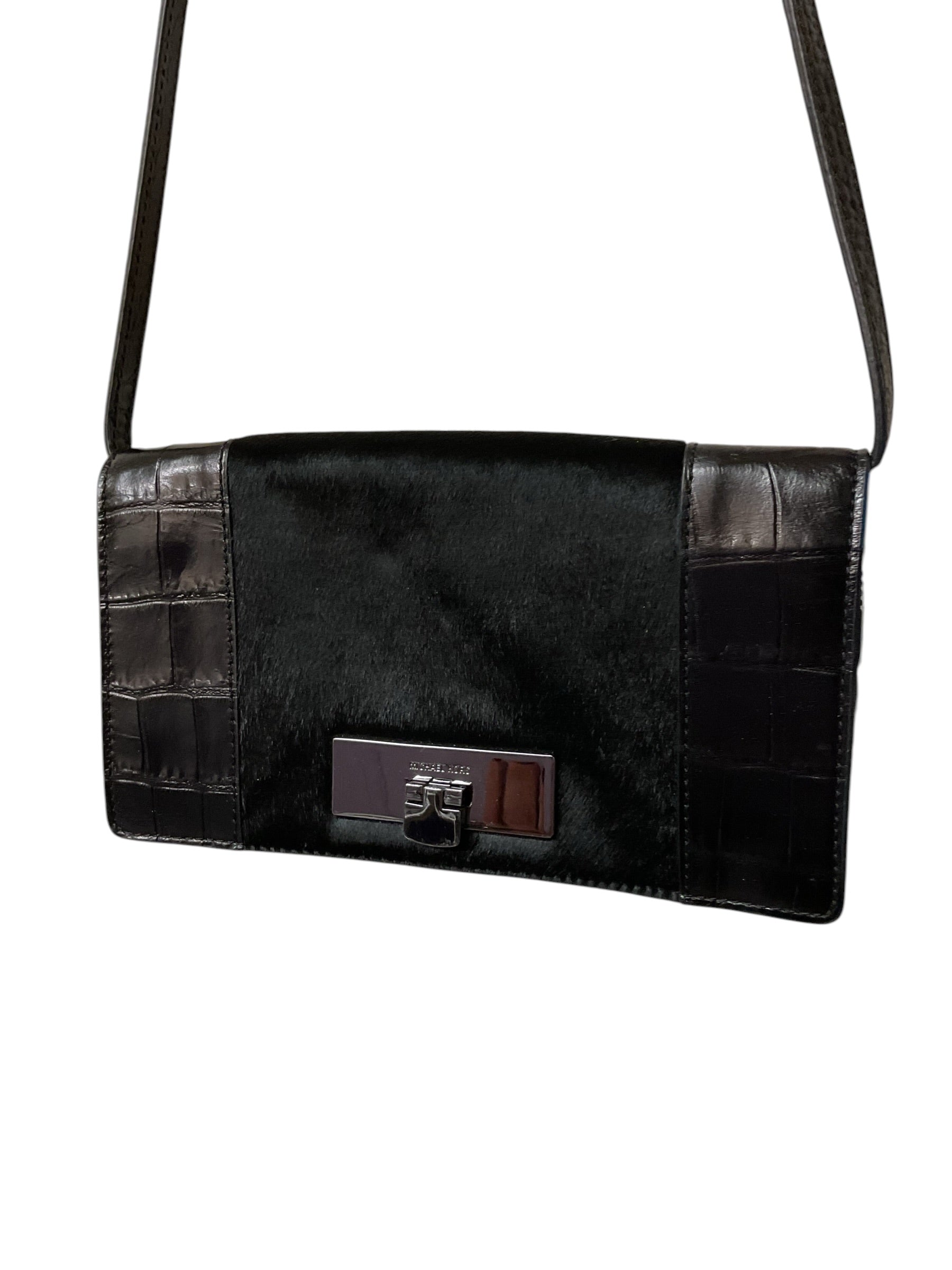 Crossbody Designer By Michael Kors In Black, Size:Small