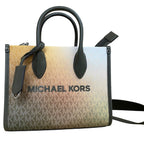 Crossbody By Michael Kors In Green & Yellow, Size:Small