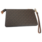 Wristlet Designer By Michael Kors In Brown & Gold, Size:Medium