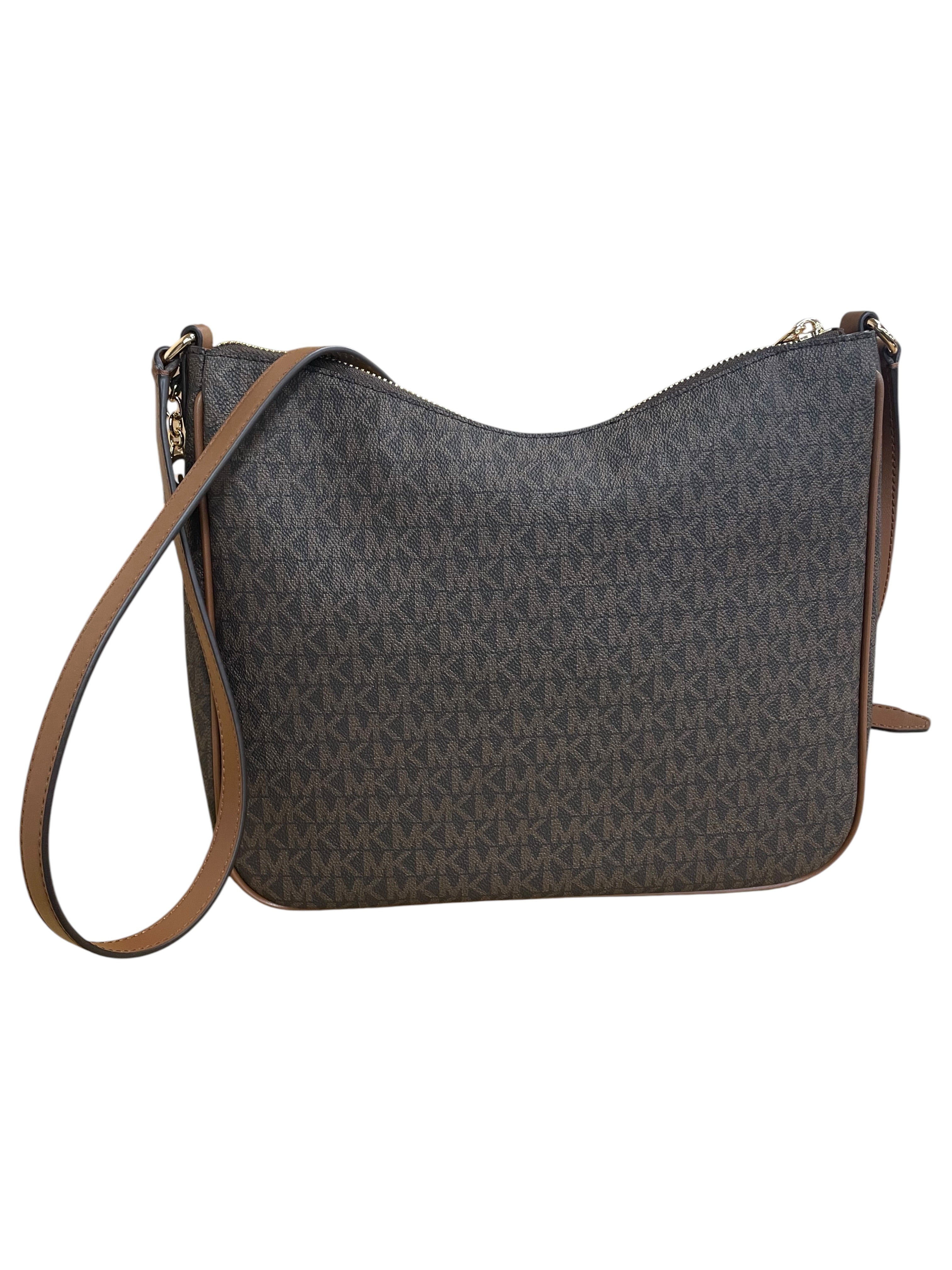 Crossbody Designer By Michael Kors In Brown, Size:Medium