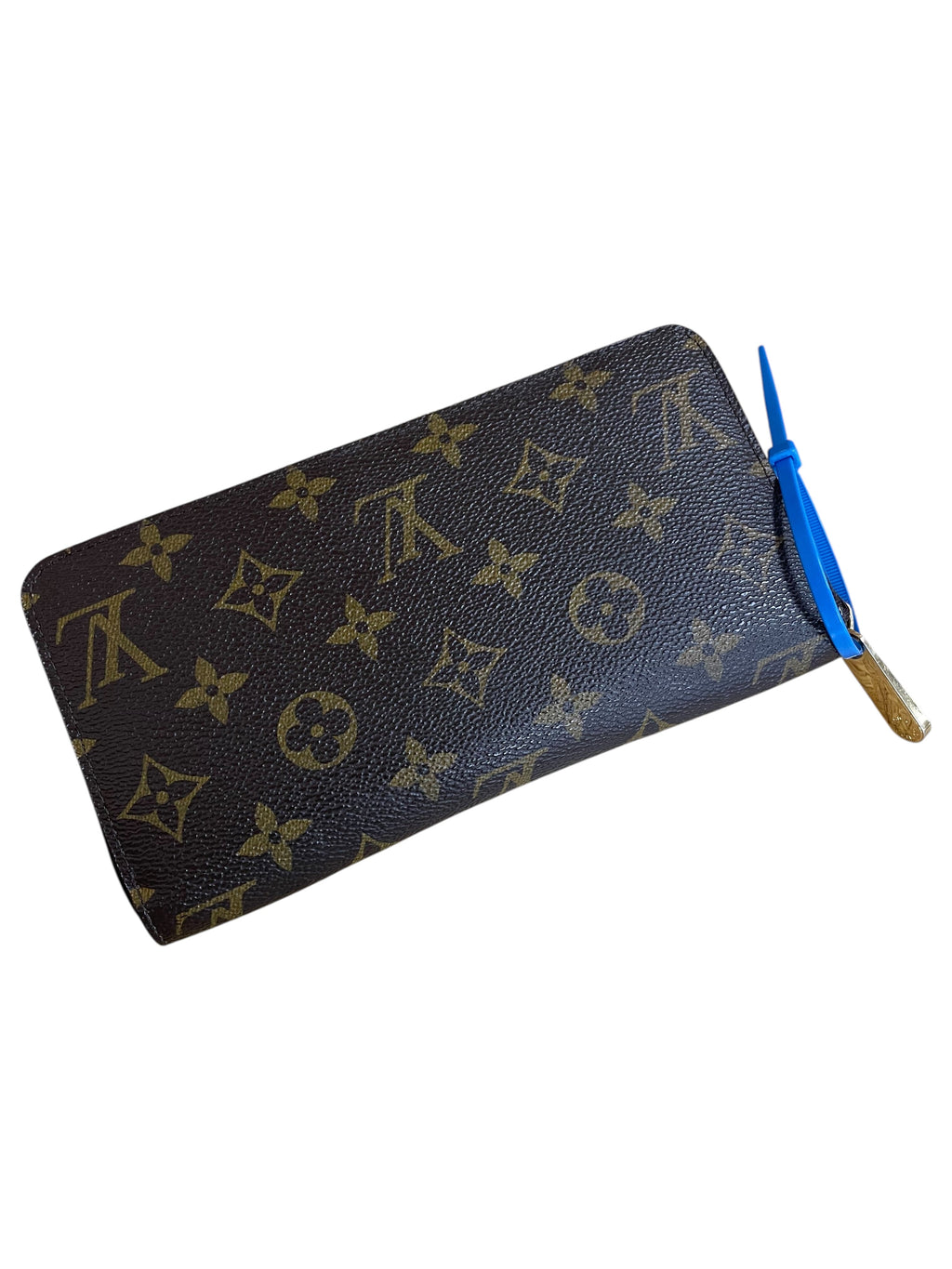 Wallet Luxury Designer By Louis Vuitton In Brown & Gold, Size:Large
