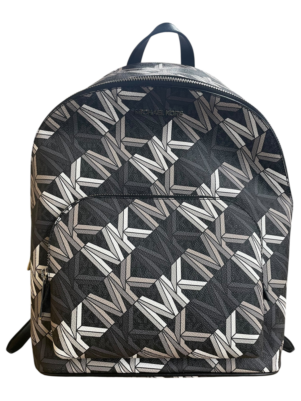 Backpack Designer By Michael Kors In Black & Grey, Size:Medium