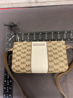 Belt Bag Designer By Michael Kors In Tan & White, Size:Small