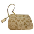 Wristlet Designer By Coach In Tan, Size:Small
