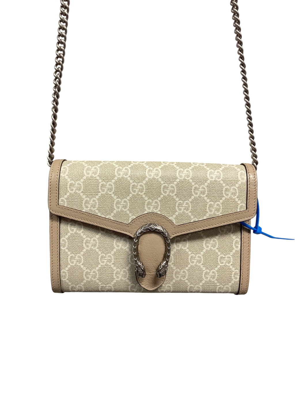 Crossbody Luxury Designer By Gucci In Grey, Size:Small