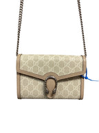 Crossbody Luxury Designer By Gucci In Grey, Size:Small