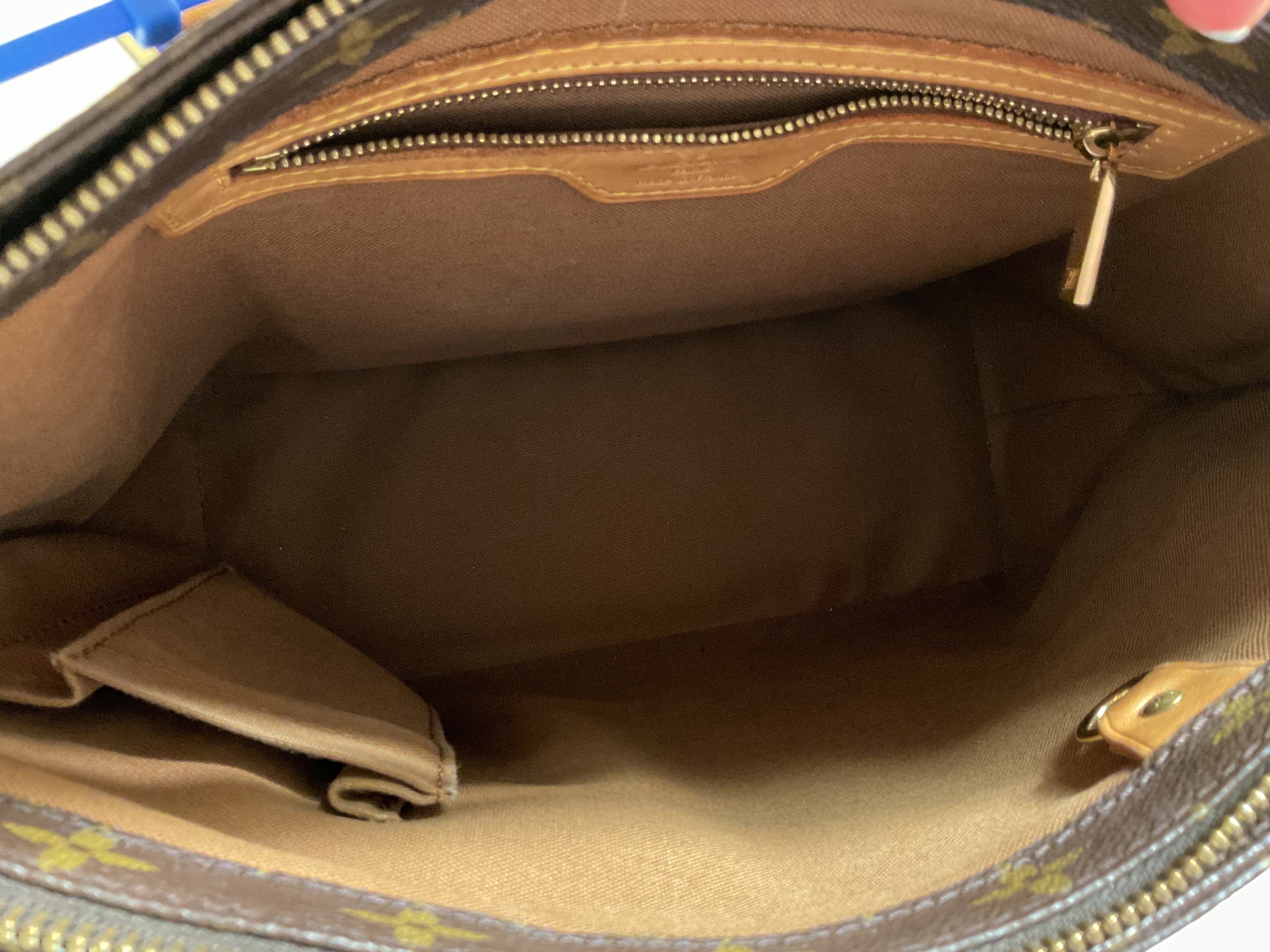 Handbag Luxury Designer By Louis Vuitton In Brown, Size:Medium