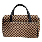 Handbag Luxury Designer By Louis Vuitton In Checkered Pattern, Size:Medium