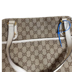 Handbag Luxury Designer By Gucci In Beige, Size:Large