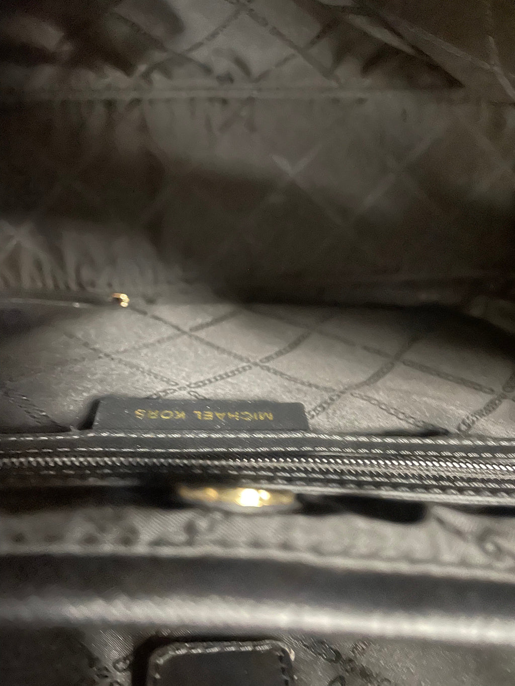 Handbag Designer By Michael Kors In Black, Size:Large
