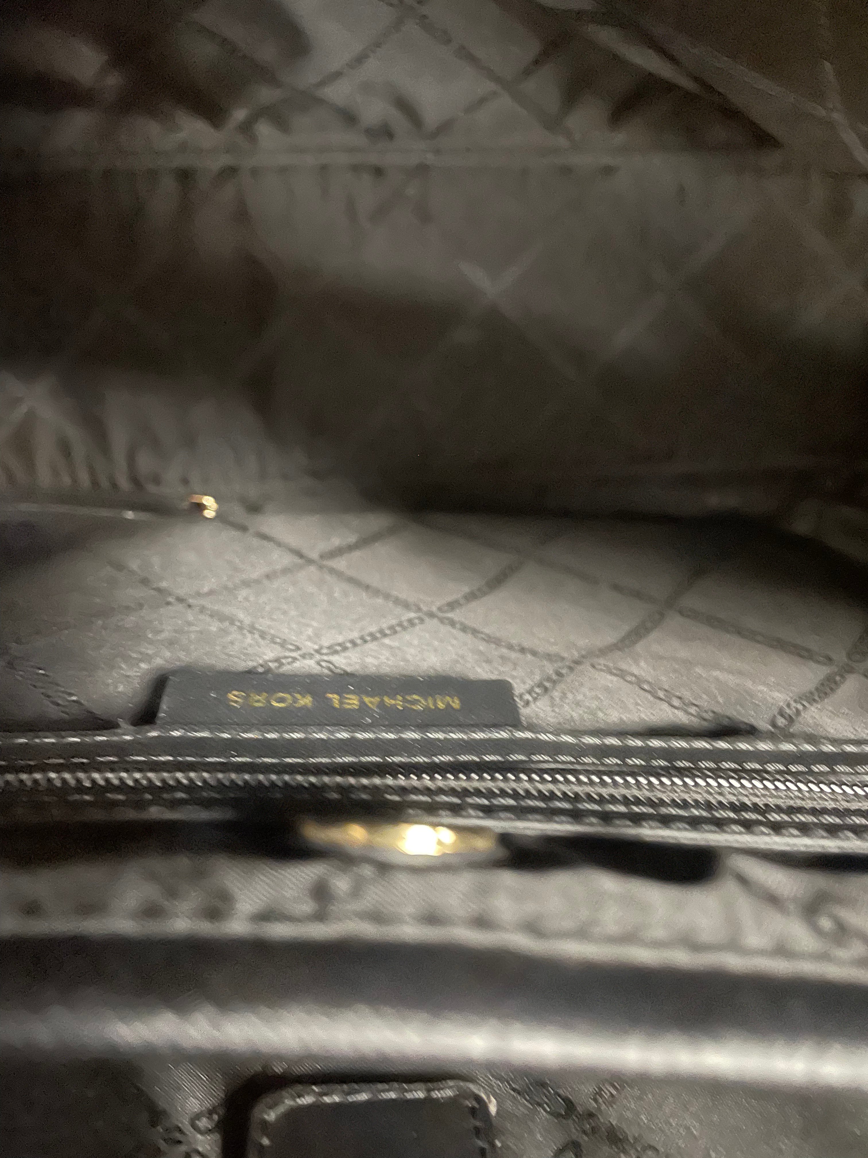 Handbag Designer By Michael Kors In Black, Size:Large