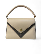 Louis Vuitton Double V Beige Leather Monogram Bag