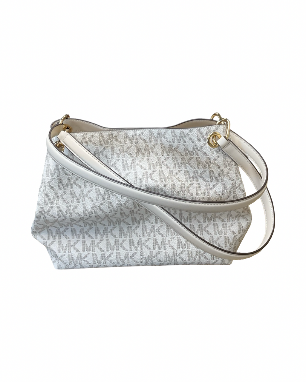 Handbag Designer By Michael Kors In Cream, Size:Medium