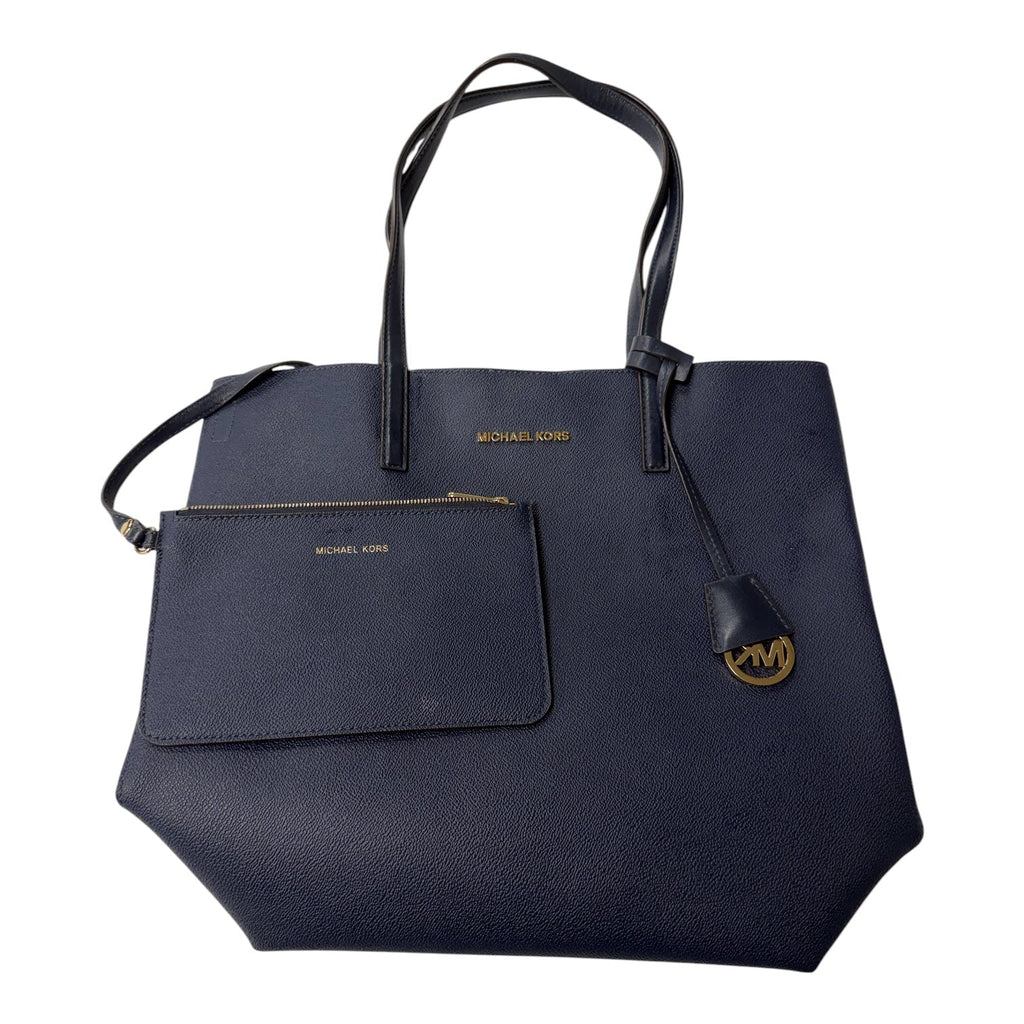Tote Designer By Michael Kors In Blue, Size:Large