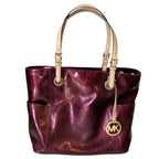 Handbag Designer By Michael Kors In Red, Size:Large