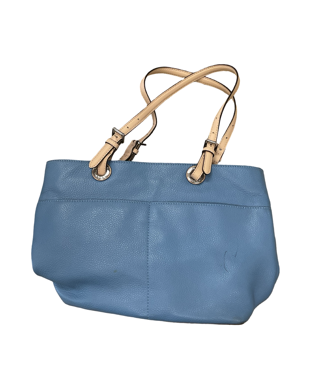 Handbag Designer By Michael Kors In Blue, Size:Medium