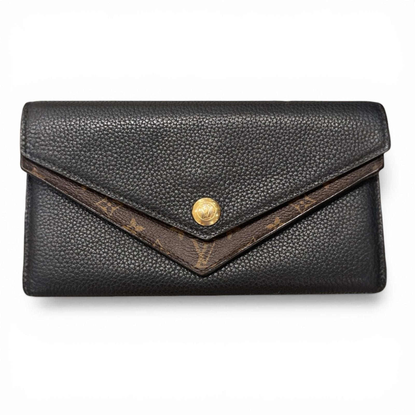 Louis Vuitton Black Double V Wallet