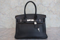 HERMES／エルメス バーキン30 トリヨンクレマンス ブラック □N刻印 ハンドバッグ 800030157