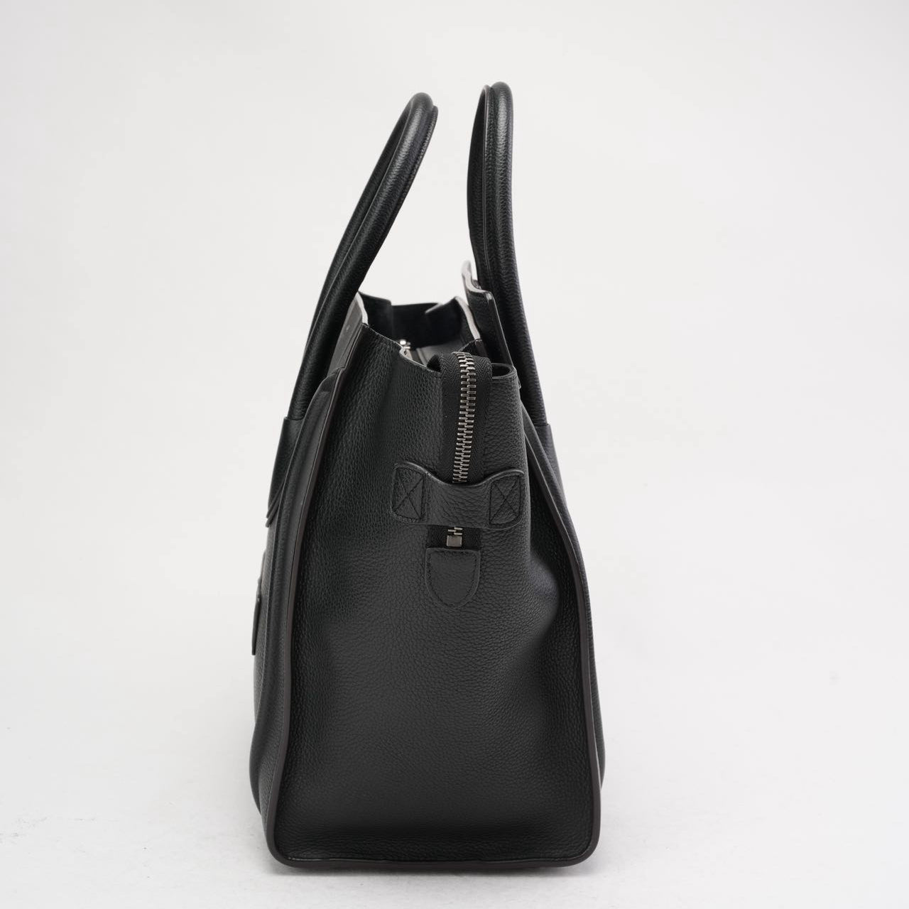 Celine Black Luggage Micro Tote 2016