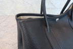 HERMES／エルメス ガーデンパーティＴＰＭ ネゴンダ ブラック □N刻印 トートバッグ 800040171