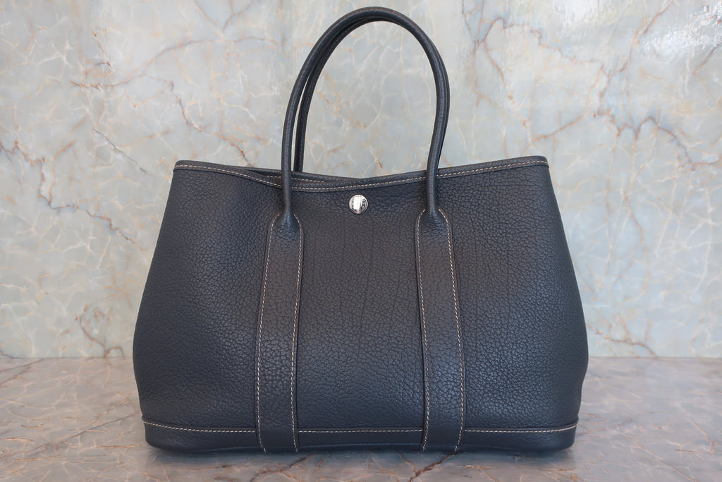 HERMES／エルメス ガーデンパーティＴＰＭ ネゴンダ グラファイト □K刻印 トートバッグ 800040172