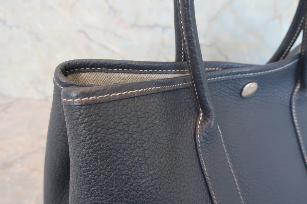 HERMES／エルメス ガーデンパーティＴＰＭ ネゴンダ グラファイト □K刻印 トートバッグ 800040172
