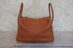 HERMES／エルメス リンディ34 トリヨンクレマンス ゴールド □R刻印 ショルダーバッグ 800030076