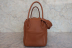 HERMES／エルメス リンディ34 トリヨンクレマンス ゴールド □R刻印 ショルダーバッグ 800030076