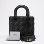 Christian Dior Matte Black Small Lady Dior Bag 2020